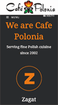 Mobile Screenshot of cafepolonia.com